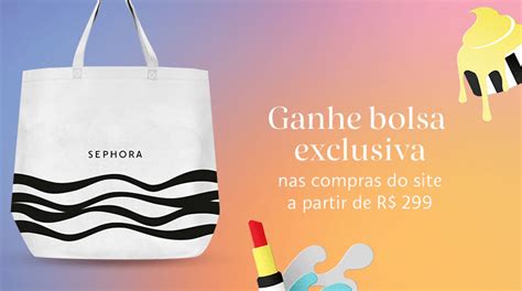 Brindes Sephora: Ganhe uma bolsa exclusiva comprando acima .